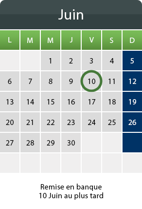Juin calendar
